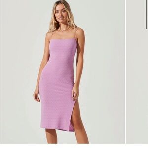 ASTR the label Purple Midi Dress size S